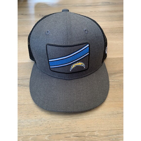 New Era 59 FIFTY  San Diego Chargers Cap Hat Gray Mesh SnapBack NWT or EUC? - Picture 1 of 12